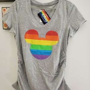 Small maternity Disney rainbow tee